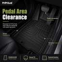 Priprilod Floor Mats Custom Fit for BMW 3 Series F30 xDrive AWD ONLY 2012-2018 (320i 328i 330i 335i 340i xDrive), NOT for RWD/Rear-Wheel Drive, All Weather TPE Floor Liners 1st & 2nd Row 3PCS