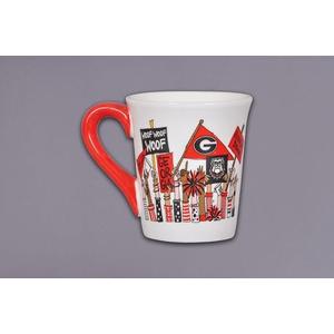 Magnolia Lane University of Georgia Cheer Mug, Mugs Serveware and Tailgate, 20186