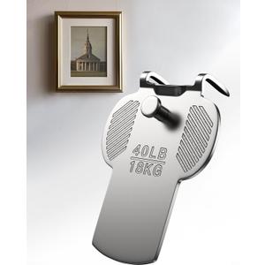 Drywall Picture Hanging Hooks Claw: 15Pcs 40lb Large Wall Picture Frame Hangers - Art Hanging No Damage Heavy Duty Mirror Photo Poster Painting Hanger Hardware Kit - Claw for Decor Room