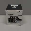 Thermalright TL-C12C X5 CPU Air Fan, 120mm Case Cooler with 1550RPM Speed PC Cooling, in The Unlit Version,5-Fan Packs(120mm,Black)