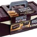 Hershey's S'mores Caddy Tray Organizer, FOOD ITEMS NOT INCLUDED, Store All Essentials for Making S'mores On The Go for Picnics, Tailgating with Removable Tray & Carrying Handle by Mr. Bar-B-Q 00262HSY