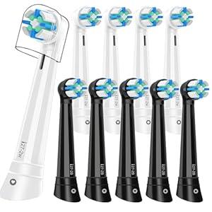 Juzflow iO Replacement Heads Compatible with Oral b iO 2/ 3/ 4/ 5/ 6/ 7/ 8/ 9/ 10 Series Electric Toothbrush, Gum Care Toothbrush Head Compatible with Oral b iO Replacement Heads