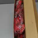 Hotop 8 Bundles Christmas Glitter Poinsettia Artificial Bushes 12.6 Inch Poinsettia Flowers Bushes Christmas Decorations Ornaments for Indoor Outdoor (Red with Gold Edge)