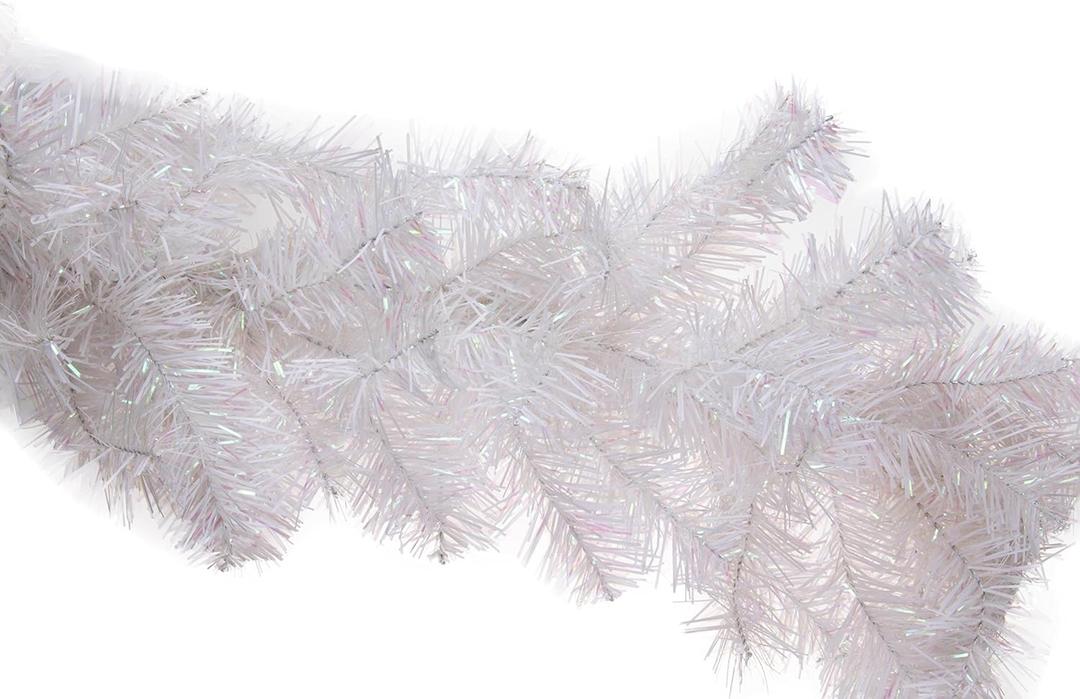 Clever Creations Artificial Christmas Garland Decoration, 9 Feet Long Premium Holiday Dcor for Christmas Trees and Mantels, White Pine