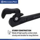 MichaelPro Self Adjusting Pipe Wrench, 8 Inch Multi-Function Spanner Adjustable Plumbing Wrench, Clamping Diameter Up to 1-3/32 Inch (28mm), Adjusting Wrench with Swivel Head