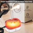 Handheld Steam Cleaner, 2500W Pressurized Steam Cleaner with 3 Brush Heads, Portable Steam Cleaner for Home, Car, Furniture, Kitchen, Bathroom and Wall, Red