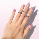 Nail Reformation Press On Nails, Plum Perfect | Pink Ombre Short Almond Fake Nails with Velvet Cat Eye in Glossy Finish, Reusable Stick On Nails in 16 Sizes - 32 False Neutral Nail Kit for Women Gifts