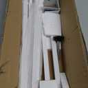 Over The Table Rod Stand with Clamps, Adjustable Table Arch 27"-42" Tall, 46"-102" Length, Flower and Balloon Arch Stand for Wedding, Party, Birthday, Christmas, Halloween Decorations, White 