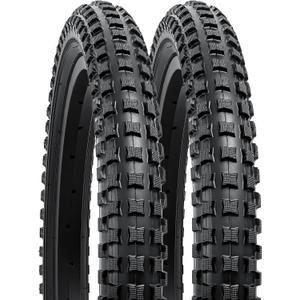 YUNSCM 2-PCS 20" Bike Tires 20x2.35/58-406 Compatible with Mountain Bike 20x2.30 20 x 2.35 20x2.40 Bicycle Tires