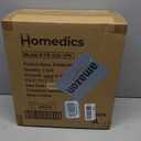 Homedics Bubble Mate Foot Spa, Toe Touch Controlled Foot Bath with Invigorating Bubbles and Splash Proof, Raised Massage Nodes and Removable Pumice Stone