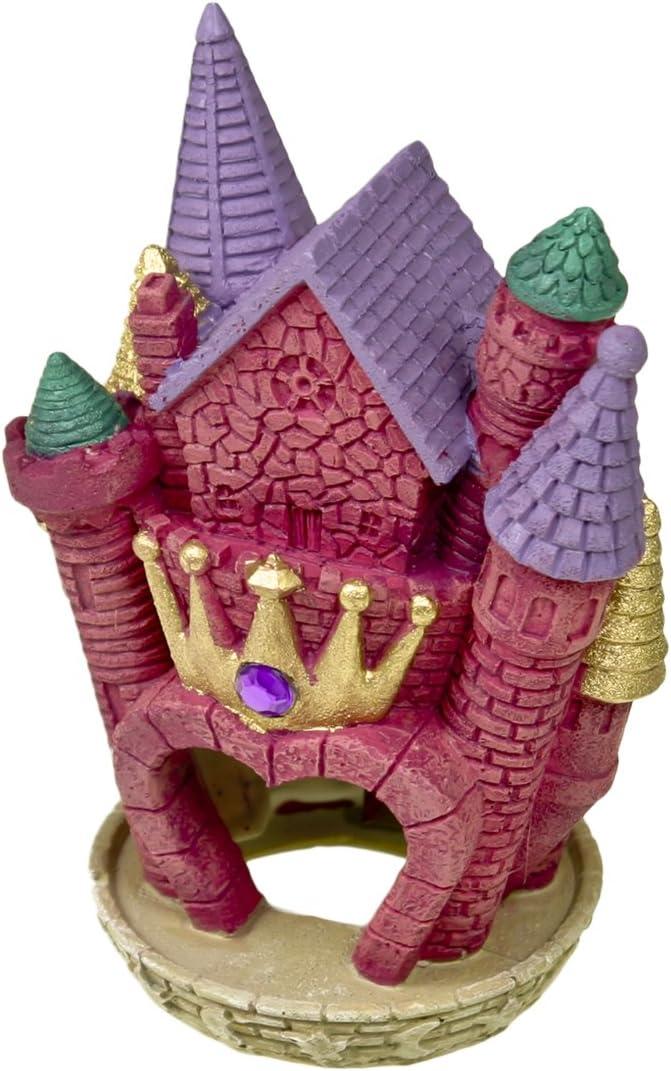 Blue Ribbon EE-144 Princess Castle Exotic Environments Aquarium Ornament 3.75"L x 2.75"W x 5"H Blue Ribbon EE-144 Princess Castle Exotic Environments Aquarium Ornament 3.75"L x 2.75"W x 5"H