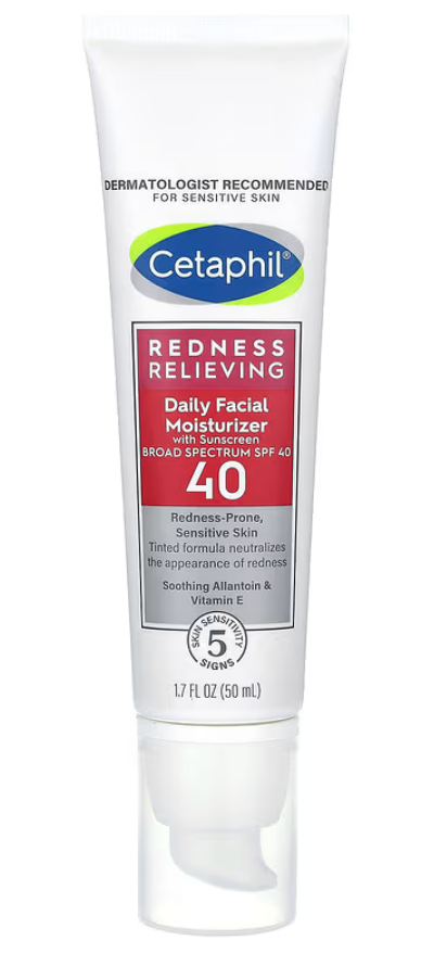 CETAPHIL Redness Relieving Daily Facial Moisturizer SPF 40 - 1.7 fl oz