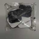 Refrigerator Lock, Heavy Duty Fridge Lock, Combination Lock for Refrigerator Cabinets, Drawers, Safety, Easy Install No Keys Needed (Black-2Pack)