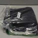 EVALESS Womens Baggy Barrel Jeans High Waisted Wide Leg Boyfriend Denim Ankle Pants (12, Black)