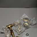 Kingston Brass CCK2137 Vintage Shower Combo, Brushed Brass (6 inch in Spout Reach)