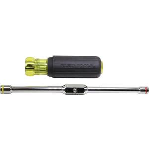 Klein Tools 65064 Hex Head 2-in-1 Nut Driver, 1/4-Inch and 5/16-Inch