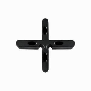 Thick Slab Paver Garden Floor Black Leveling Spacer 1/4 inch Width 5/8 inch Height Outdoor Bricklaying Spacer With Breaking Point become T Spacer Yard Slab Paver Spacer.