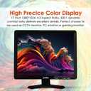 JaiHo 17-Inch 4:3 Security Monitor, 1280x1024 No Image Stretching CCTV Screen with Metal Housing, BNC HDMI VGA AV USB Input, Industrial Display with Built-in Speakers Remote Control & VESA Mount