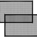 2 Pack Dog Gate, Mesh Baby Gate, 43.3'' X 28.3'' Pet Gate for The House, No Drilling Puppy Gate for Stairs & Doorways Install Anywhere,12 Hooks by Lofekea