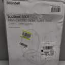 Brondell Bidet Toilet Seat Non-Electric Swash Ecoseat, Fits Elongated Toilets, White - Dual Nozzle System, Ambient Water Temperature - Bidet with Easy Installation