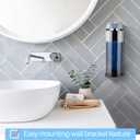 Secura 17oz Automatic Liquid Soap Dispenser, Touchless Battery Operated Hand Soap Dispenser with Adjustable Soap Dispensing Volume Control Dial, Personal Care Dispenser (Chrome)