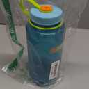 Nalgene Sustain Tritan BPA-Free Water Bottle Made with Material Derived From 50% Plastic Waste (using ISCC certified mass balance), 32 OZ, Wide Mouth (Cerulean)