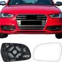 Driver Side Mirror Glass for Audi A4 / A4 Quattro 2010-2016,A5 / A5 QUATTRO 2010-2017,A3 / A3 QUATTRO 2011-2013,S4 2010-2016,S5 2011-2017,Backing Plate Heated Left Side View Mirror Glass