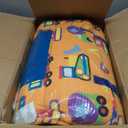 Wildkin Kids Original Nap Mat Cozy Kids Sleep Mat with Pillow, Ideal for School & Travel - Under Construction