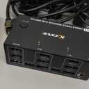 HDMI Displayport KVM Switch 3 Monitors 2 Computers 8K@60Hz/4K@144Hz, USB3.0 KVM Switches for 2 PC Sharing Triple Monitor and Keyboard Mouse with Power Adapter,Wired Extend Controller and USB3.0 Cables