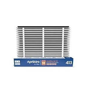 AprilAire 413 MERV 13 Replacement Whole-House Furnace Air Purifier Filter - 16x25x4 (1 Pack)