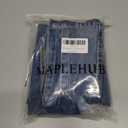 MapleHub Plus Size Denim Shorts Women High Waisted Ripped Folded Hem Jean Shorts (Blue)