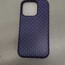 Jusy Compatible with MagSafe Polka Dot Case for iPhone 15 Pro, Cute Aesthetic Polka Dots Magnetic Phone Case, Soft TPU and Hard PC Protective Phone Cover for Women Girls (Matte) - Navy Blue