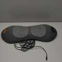 3 in 1 Back Massager, Electric Lumbar Support Pillow Heat Vibration Massage Lower Back Spine Decompression Device, Dark Gray