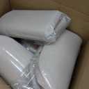 Memory Foam Chair Cushions for Dining Chairs, 2.5" Thick Seat Cushions for Kitchen Chairs, D-Shaped Chair Pads with Washable Cover, Ties and Non Slip Backing, 17'' x 16'', Set of 4, Beige, 4 Count