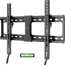 UL Listed Fixed TV Wall Mount for 37-86 Inch Screens, Low Profile TV Mount Fits 16", 18", 24" Studs, Wall Mount Bracket with Quick Release Lock, Max VESA 600x400mm, Holds up to 132 lbs by USX STAR