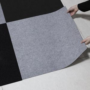 24" x 24" Carpet Tiles Peel and Stick, Non-Slip Squares Carpet Floor Tile, Easy DIY Install, Self Adhesive Carpet Squares for Kitchen Bedrooms Indoor Outdoor (20 PACK, Light Gray)