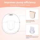 8pcs Replacement Parts for eufy Breast Pump, 4 Silicone Diaphragms & 4 Duckbill Valves Accessories Kit Compatible with eufy S1 Pro, S1, E10, E20 Wearable Breast Pump