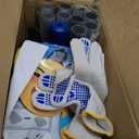 5-in-1 Pool Cleaning Kit - Includes Semi-Deep Skimmer Net, Aluminum Leaf Rake, 20' Pool Brush with 13ft Adjustable Pole