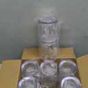 12 oz Drinking Glass Sets, Set of 12 Plastic Cups Unbreakable Drinkware Glasses Set Tumblers & Water Glasses Acrylic Clear Drinking Glasses, BPA-Free Beer Glasses for Home & Outdoors, Dishwasher Safe