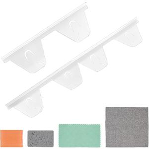 2 Pack Stove Counter Gap Cover Stainless Steel,Stove Guard for Kitchen Oven Counter Side Gap, Range Trim Kit, Adjustable Length 13.8" to 27.6", Stove gap filler Easy Clean and Heat Resistant