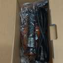 Rowenta Iron Steamer for Clothes, Stainless Steel Soleplate Steam Iron, Microsteam Holes, 1700 Watts, Lightweight, Auto-off, Black, DW2360