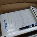 HFS(R) Heavy Duty Guillotine Paper Cutter 400 Sheet Capacity | Solid Steel Construction (A4-12'' Paper Cutter)