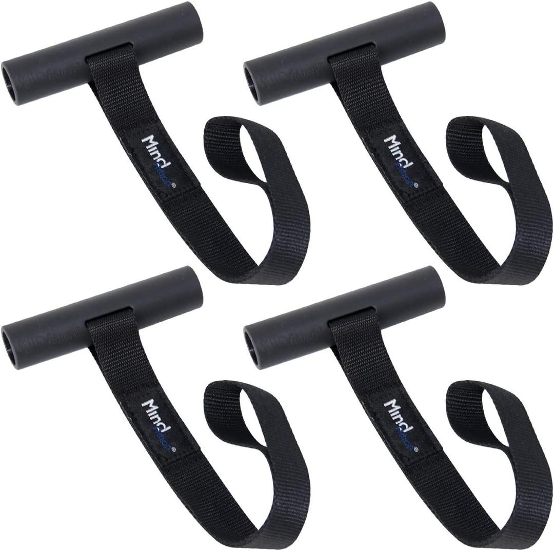 Quick Hood Loops, Mind and Action Kayak Tie Down Anchor Straps, Canon Transport Accessories for Car Hoods and Trunks(4 Pack)