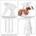 Yinder 18 Pcs 16 Oz Plastic Spray Bottle Bulk Empty Refillable Spray Bottles for Cleaning Solution Leak Proof Water Sprayer with Adjustable Nozzle Mist/Stream Mode(White)