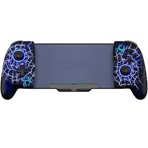 Switch Controllers for Nintendo Switch/ OLED, Hall Effect Joystick Wireless Pro Controller, One-Piece Joypad for Handheld Mode with Colorful Light/ Mapping