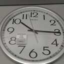 Seiko 12 Inch Easy Read Numerals Wall Clock with Quiet Sweep Second Hand