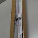 No Tools No Drill Cordless Mini Blinds 32" Wx 36" H, 1" L-Shaped Blades, Horizontal Vinyl Blinds for Indoor Windows, White