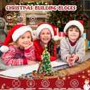 Advent Calendar 2025 - Christmas Tree Building Block Set, 1011 Pieces Christmas Santa Claus Moose Toy Decorations Building Kits for Adults Teen Girls Boys Countdown Calendar Gifts