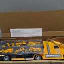 JOYIN 25 in 1 Kids Construction Truck Toy Set, 24Pcs Push and Go Cars and Worker Figures, Toddler Play Vehicles with Sounds and Light, Christmas Birthday Gifts Toys for 3 4 5 6 7 Years Old Grandkids