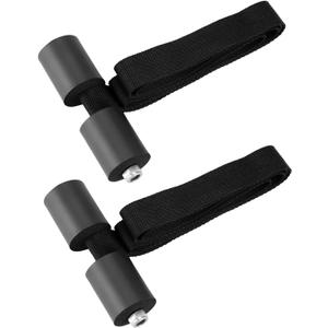 QWORK Bike Rack Straps, Custom Fit Trunk-Mount Rack Strap Replacement for Glass Hatchbacks & Spoilers, Secure Hold Inside Trunk, Helps Reduce Movement, 2 Pack